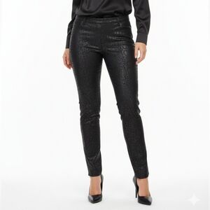 Faded Glory | Black Snake Skin Pattern Skinny Pants M